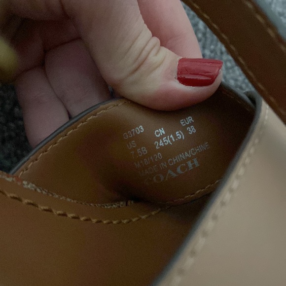 Coach wedge heels worn once. very good condition - Picture 10 of 10